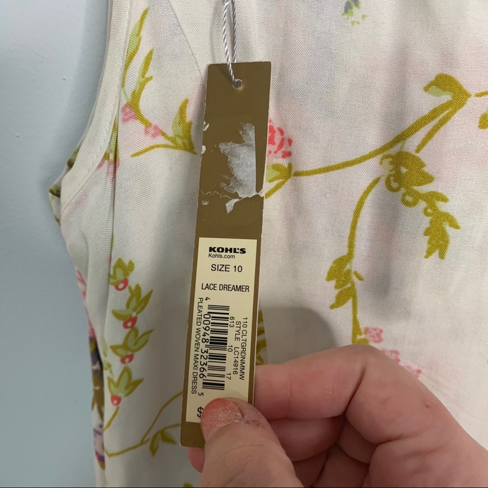 NWT LC Lauren Conrad floral maxi dress - Picture 4 of 9